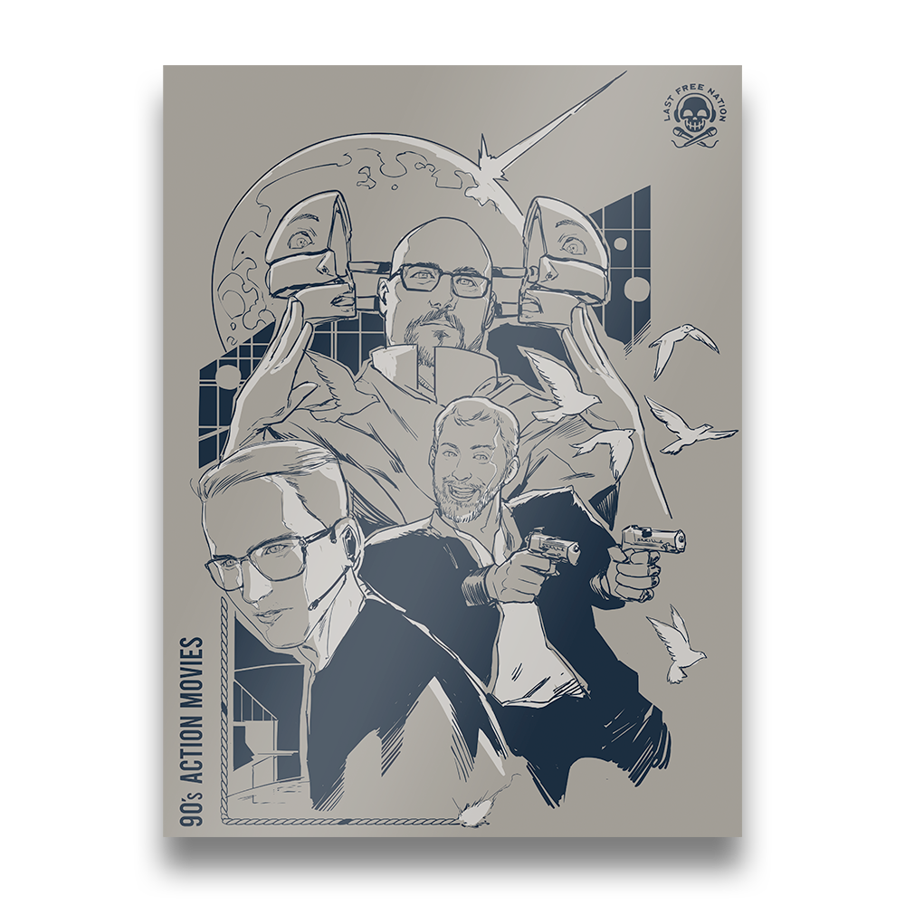 90s Action Movies Poster